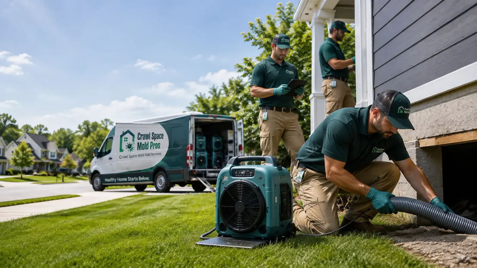 Crawl Space Mold Removal in Muse, PA